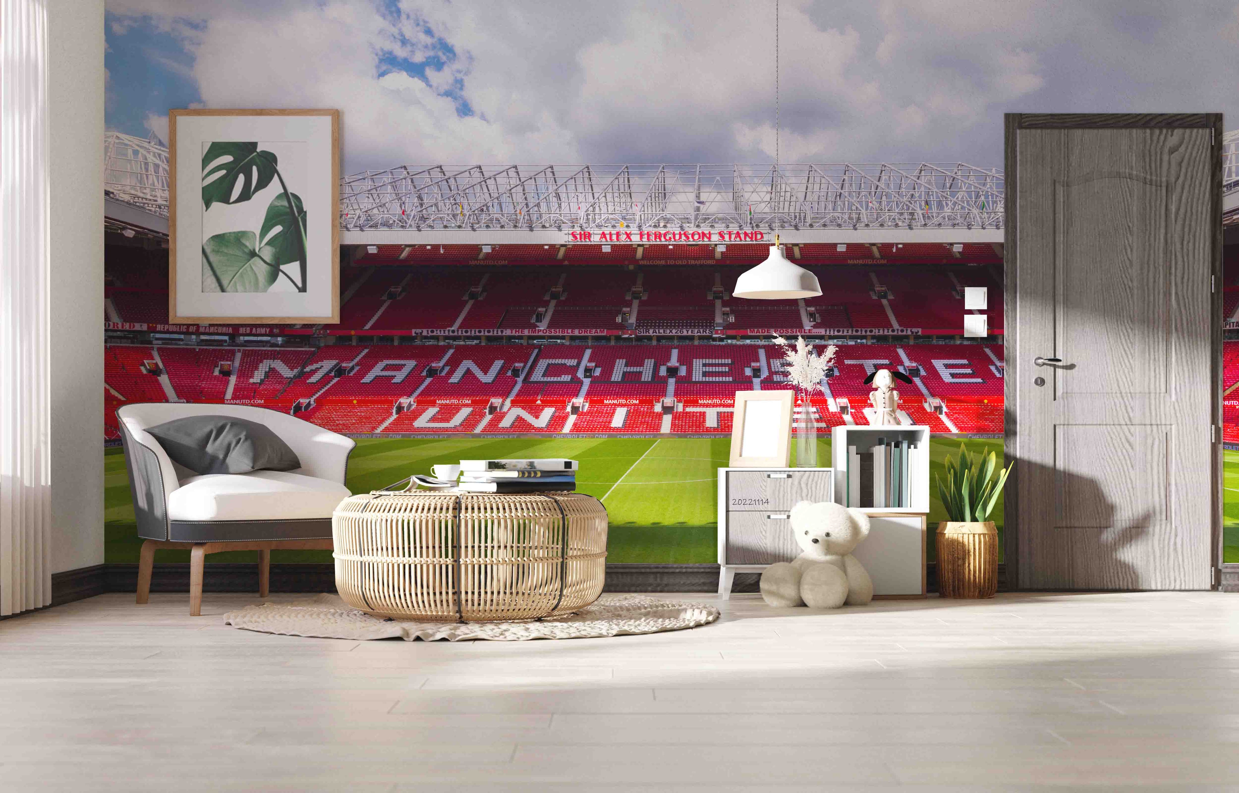 3D Old Trafford Stadium Wall Mural Wallpaper GD 220- Jess Art Decoration