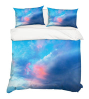 3D Dark Clouds Blue Sky Quilt Cover Set Bedding Set Pillowcases 20- Jess Art Decoration