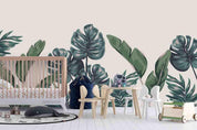 3D Landscape Hand Drawing Leaves Wall Mural Wallpaper WJ 6750- Jess Art Decoration