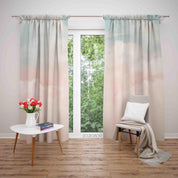 3D Watercolor Sky Cloud Curtains and Drapes LQH 39- Jess Art Decoration