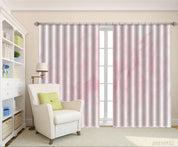3D Pink Marble Texture Curtains and Drapes LQH 432- Jess Art Decoration
