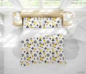 3D Abstract Geometric Pattern Quilt Cover Set Bedding Set Duvet Cover Pillowcases 121- Jess Art Decoration