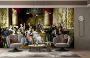 3D European Style Oil Painting Palace Lady Concert Wall Mural Wallpaper SWW5090- Jess Art Decoration