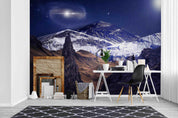 3D Starry Snow Mountain Wall Mural Wallpaper A101 LQH- Jess Art Decoration