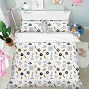 3D Abstract Geometric Pattern Quilt Cover Set Bedding Set Duvet Cover Pillowcases 119- Jess Art Decoration