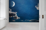 3D Star Sky Moon Clouds Wall Mural Wallpaper 27- Jess Art Decoration
