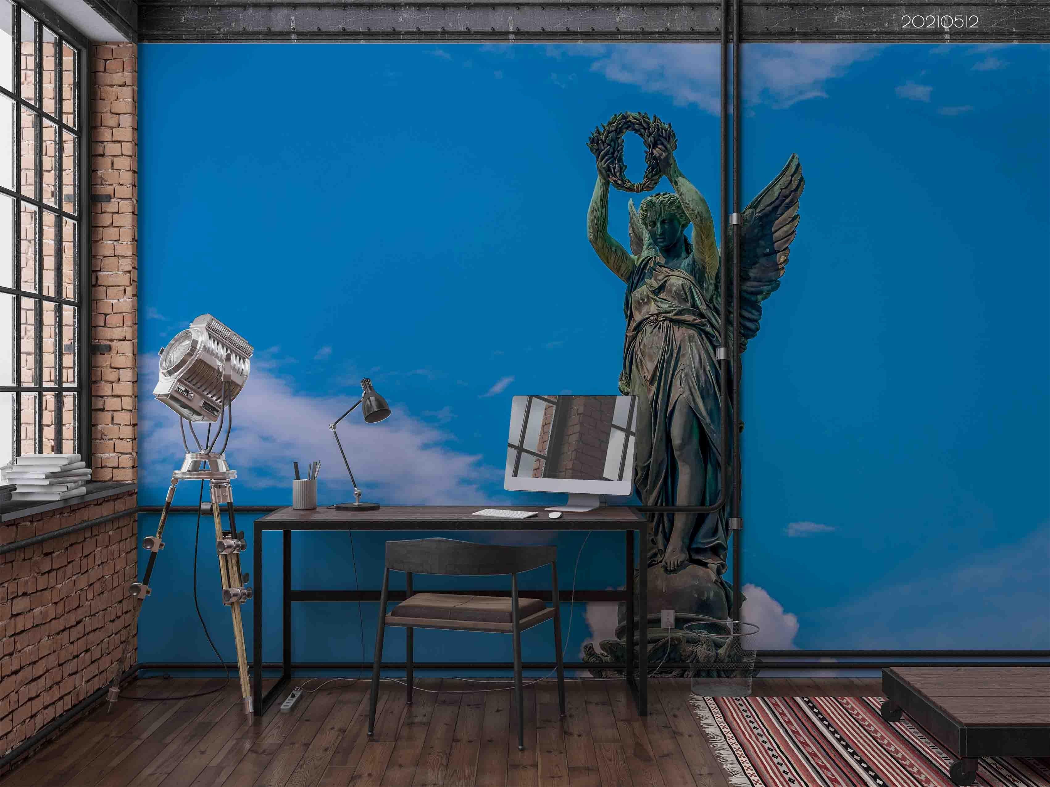 3D Art Sculpture Wall Mural Wallpaper LQH 243- Jess Art Decoration
