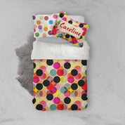 3D Mottled Round Quilt Cover Set Bedding Set Pillowcases 62- Jess Art Decoration