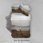 3D Foggy Land Buck Quilt Cover Set Bedding Set Duvet Cover Pillowcases LXL 302- Jess Art Decoration