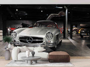 3D Vintage Sliver Car Vehicle Wall Mural Wallpaper LXL 111- Jess Art Decoration