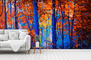 3D Oil Painting  Maple Forest Wall Mural Wallpaper sww 52- Jess Art Decoration