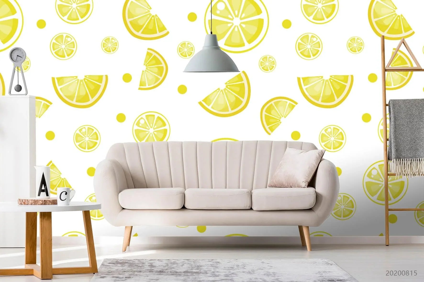 3D Cartoon Fresh Orange Wall Mural Wallpaper LXL 968- Jess Art Decoration