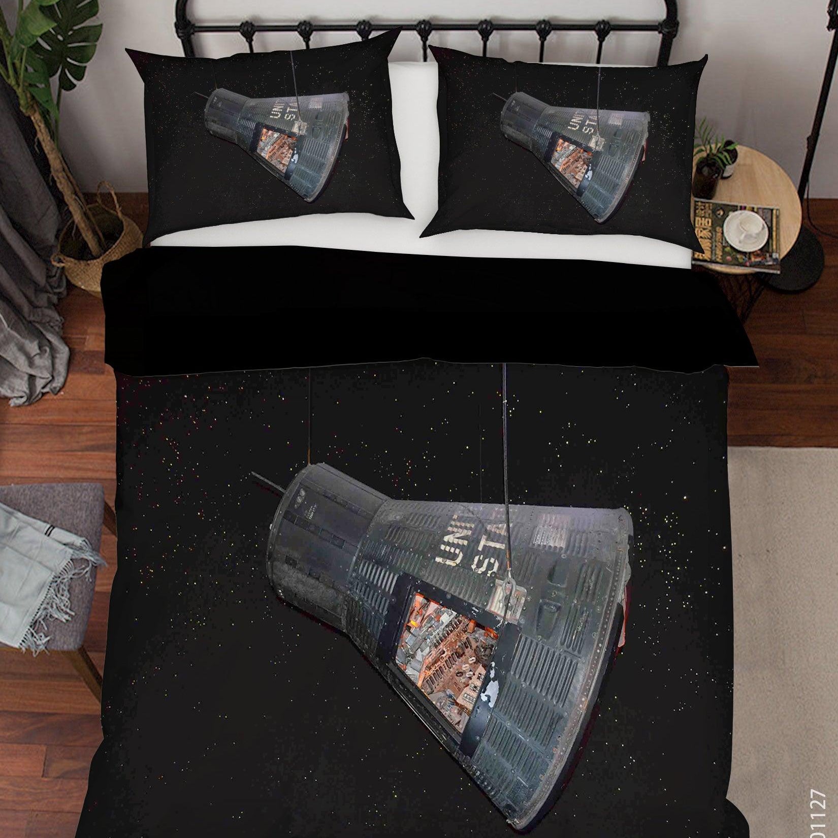 3D Abstract Jeremy Straub Black Quilt Cover Set Bedding Set Duvet Cover Pillowcases LXL- Jess Art Decoration