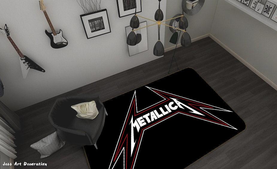 3D Metallica Rock Band Non-Slip Rug Mat 126- Jess Art Decoration