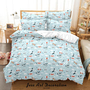 3D Hand Drawn Rocket Spaceship Airplane Quilt Cover Set Bedding Set Duvet Cover Pillowcases 142- Jess Art Decoration