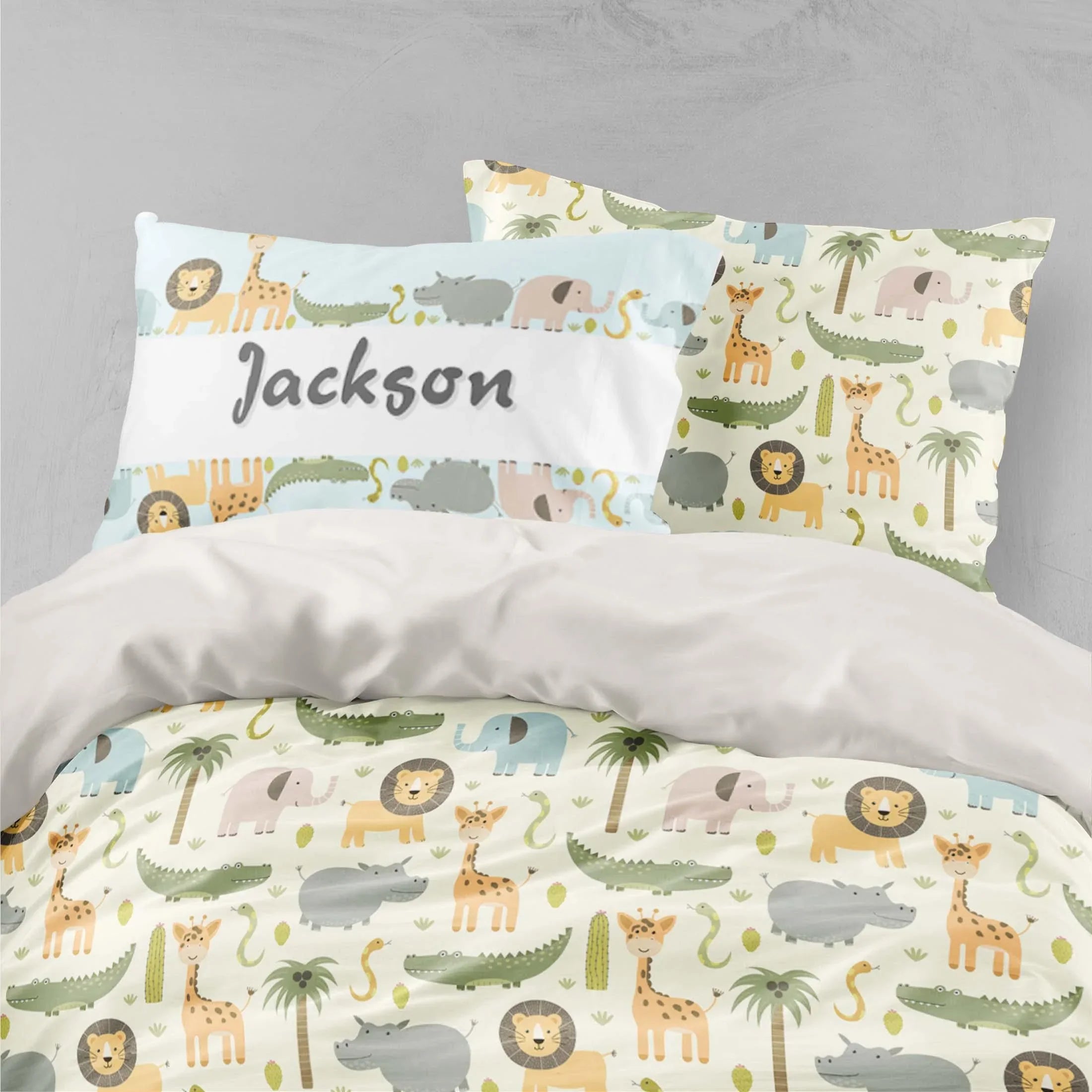3D Cartoon Animal Quilt Cover Set Bedding Set Pillowcases 02- Jess Art Decoration