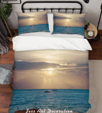 3D  Blue Sea Clouds  Scenery  Quilt Cover Set Bedding Set Pillowcases  79- Jess Art Decoration