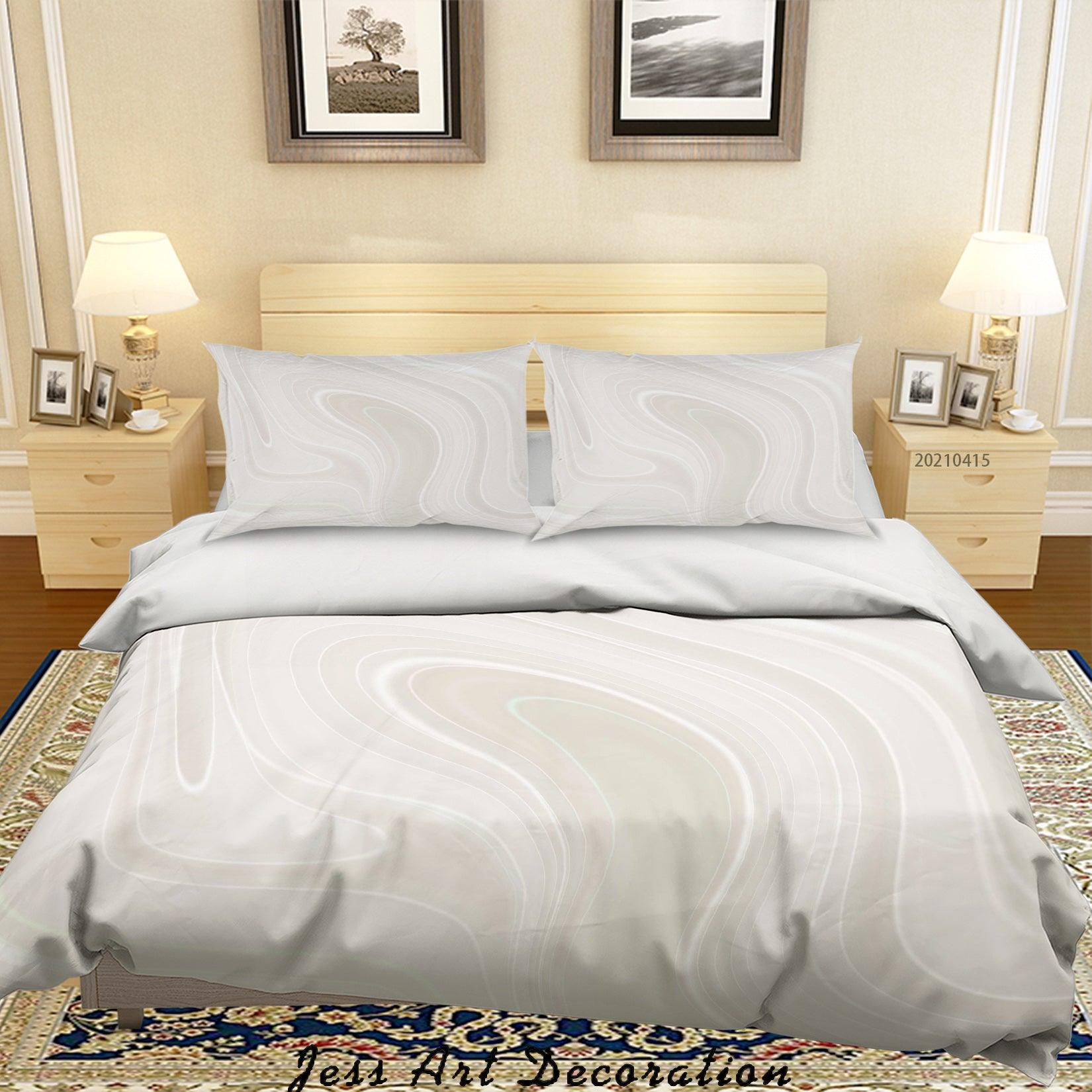 3D Abstract Marble Pattern Quilt Cover Set Bedding Set Duvet Cover Pillowcases 126- Jess Art Decoration