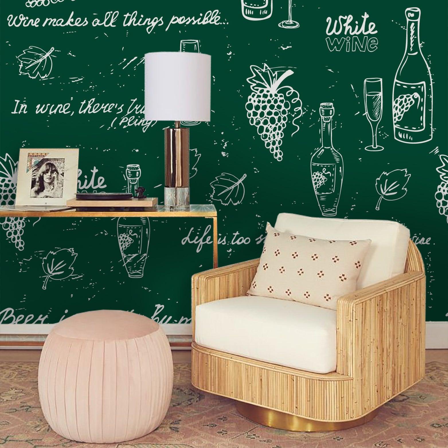 3D Wine Glass Wall Mural Wallpaper 1- Jess Art Decoration