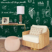 3D Wine Glass Wall Mural Wallpaper 1- Jess Art Decoration