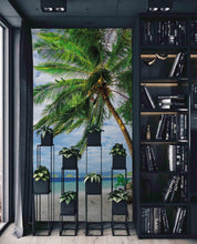 3D blue sky sea coconut tree wall mural wallpaper 29- Jess Art Decoration