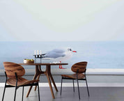 3D Blue Sea Birds Wall Mural Wallpa 69- Jess Art Decoration