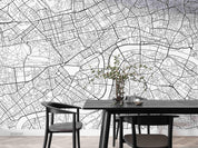 3D Grey Traffic Map Wall Mural Wallpaper LQH 115- Jess Art Decoration