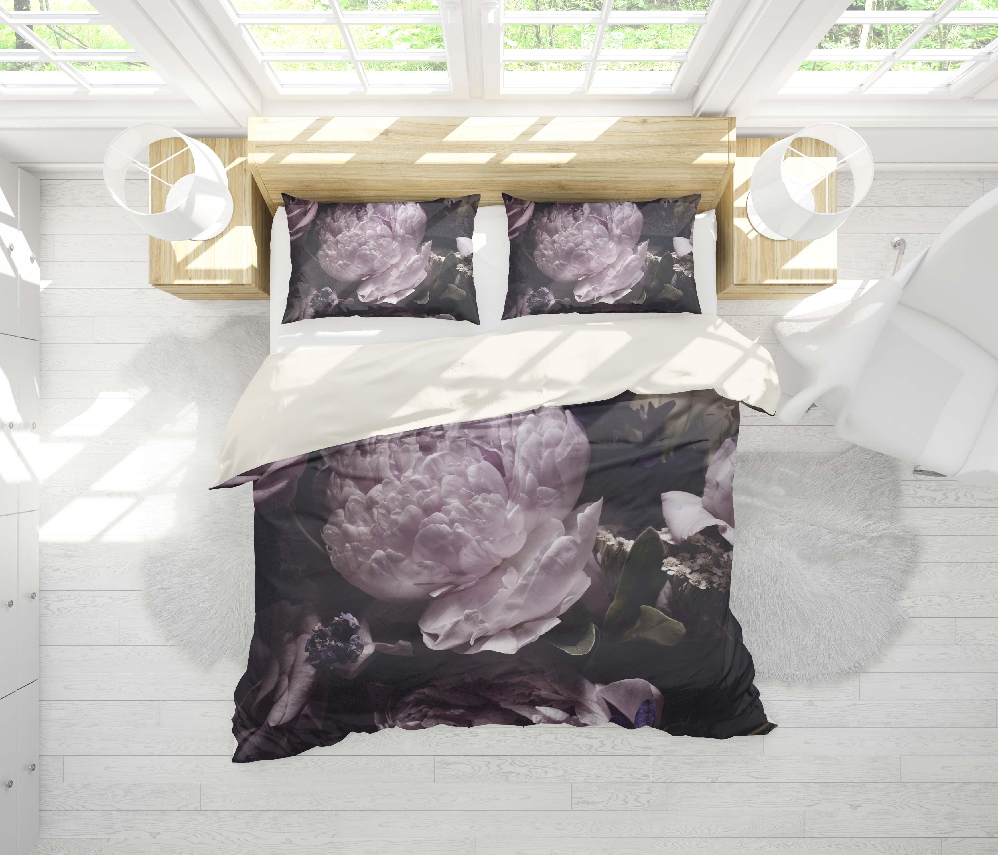 3D Pink Chrysanthemum Quilt Cover Set Bedding Set Pillowcases 89- Jess Art Decoration