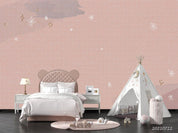 3D Pink Floral Pattern Wall Mural Wallpaper LQH 206- Jess Art Decoration