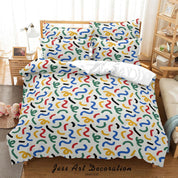 3D Abstract Colorful Geometric Pattern Quilt Cover Set Bedding Set Duvet Cover Pillowcases 74- Jess Art Decoration