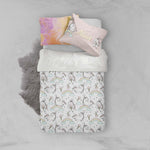 3D Rainbow Unicorn Quilt Cover Set Bedding Set Pillowcases 44- Jess Art Decoration