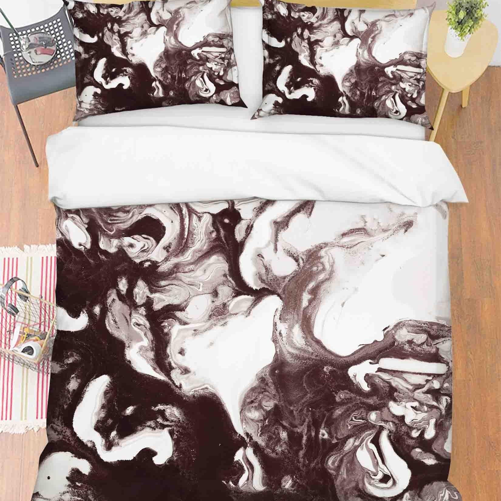 3D Abstract Marble Texture Quilt Cover Set Bedding Set Duvet Cover Pillowcases 231- Jess Art Decoration