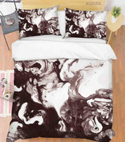 3D Abstract Marble Texture Quilt Cover Set Bedding Set Duvet Cover Pillowcases 231- Jess Art Decoration