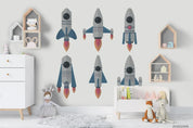 3D Cartoon Planet Astronaut Wall Mural Wallpaper WJ 1520- Jess Art Decoration