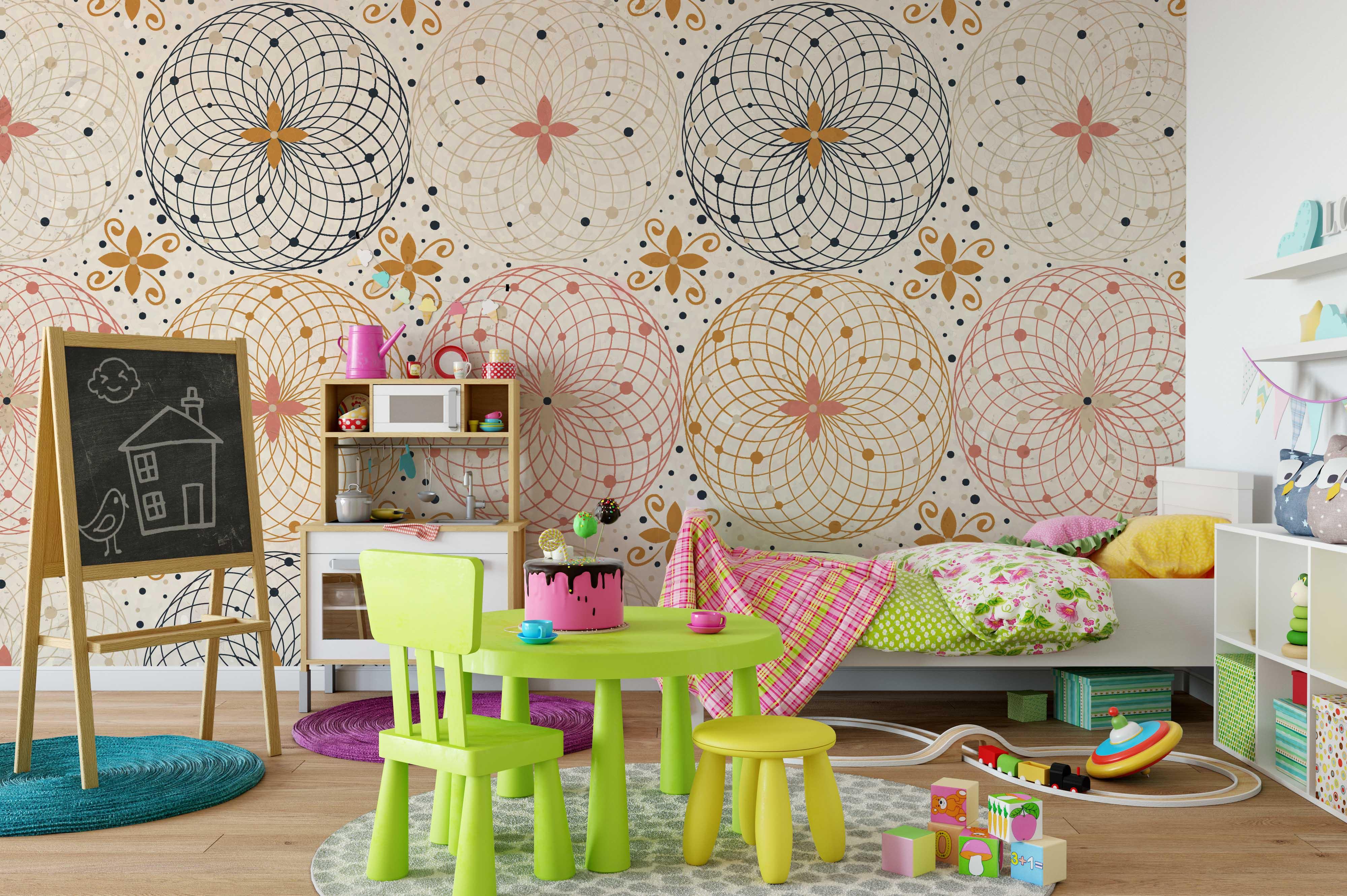 3D Color Geometry Wall Mural Wallpaper 147- Jess Art Decoration