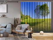 3D Countryside Meadow Woods Curtains and Drapes GD 427- Jess Art Decoration