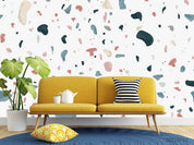 3D Soft Terrazzo Confetti soft terrazzo confetti pattern wall mural wallpaper for nursery - view 2