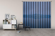 3D Lake Glacier White Landscape Curtains and Drapes LLL 42- Jess Art Decoration