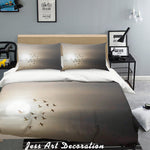 3D Wild Goose Quilt Cover Set Bedding Set Pillowcases  106- Jess Art Decoration