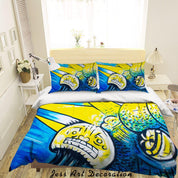 3D Abstract Colored Street Graffiti Quilt Cover Set Bedding Set Duvet Cover Pillowcases 201- Jess Art Decoration