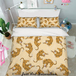 3D Sketch Tigers Quilt Cover Set Bedding Set Pillowcases 63- Jess Art Decoration