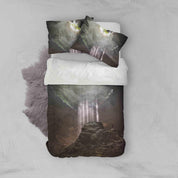3D Mountain Scenery Quilt Cover Set Bedding Set Pillowcases 107- Jess Art Decoration