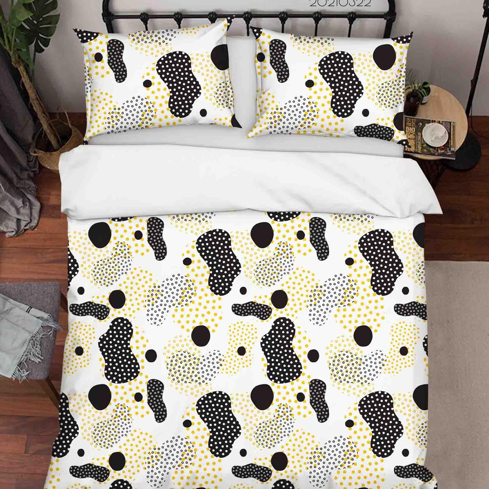 3D Abstract Geometric Pattern Quilt Cover Set Bedding Set Duvet Cover Pillowcases 17 LQH- Jess Art Decoration