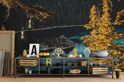 3D Autumn Mountain Lake Wall Mural Wallpaper sww   204- Jess Art Decoration