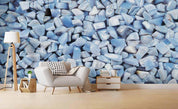3D Pebbles Pattern Wall Mural Wallpaper LQH 204- Jess Art Decoration