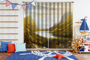 3D Nature Landscape Oil Painting Curtains and Drapes LQH 60- Jess Art Decoration