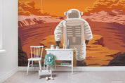 3D Cartoon Planet Astronaut Wall Mural Wallpaper WJ 1506- Jess Art Decoration