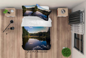 3D Sky Forest Lake Landscape Quilt Cover Set Bedding Set Duvet Cover Pillowcases 126 LQH- Jess Art Decoration
