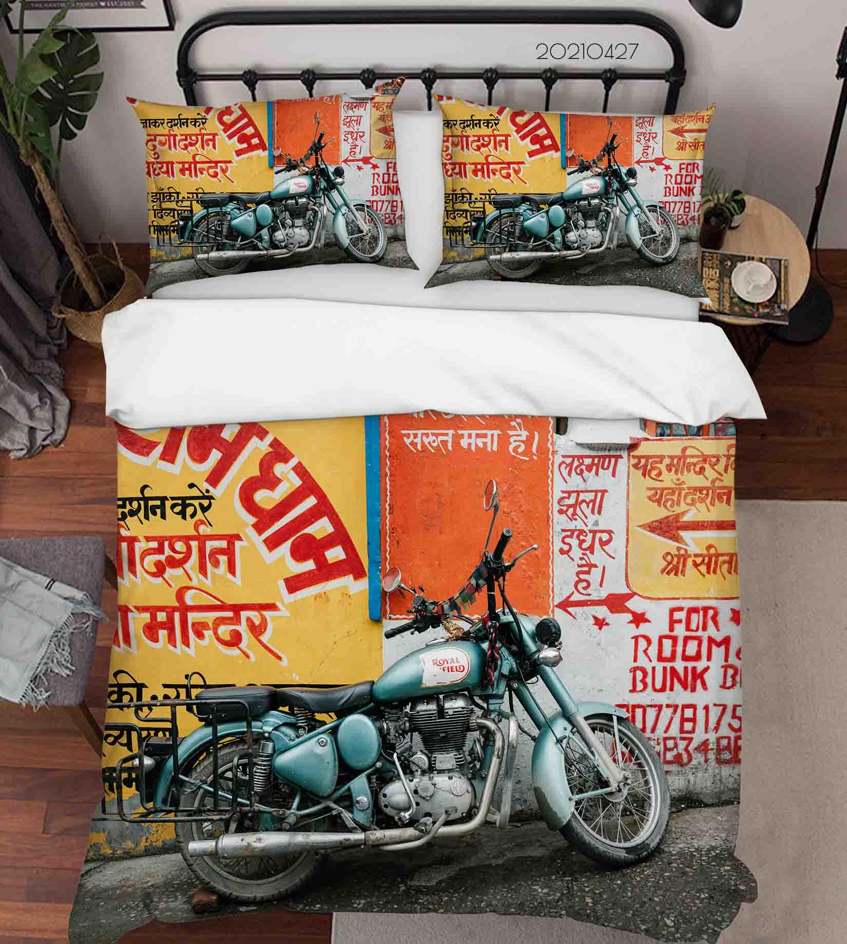 3D Abstract Art Street Graffiti Quilt Cover Set Bedding Set Duvet Cover Pillowcases 100- Jess Art Decoration