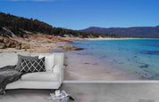 3D Forest Sea Beach Landscape Wall Mural Wallpaper LQH 347- Jess Art Decoration